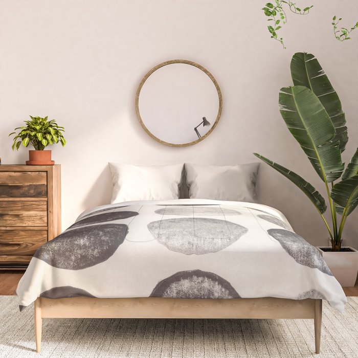 Linocut Circle Pattern Comforter Gallery Image 3
