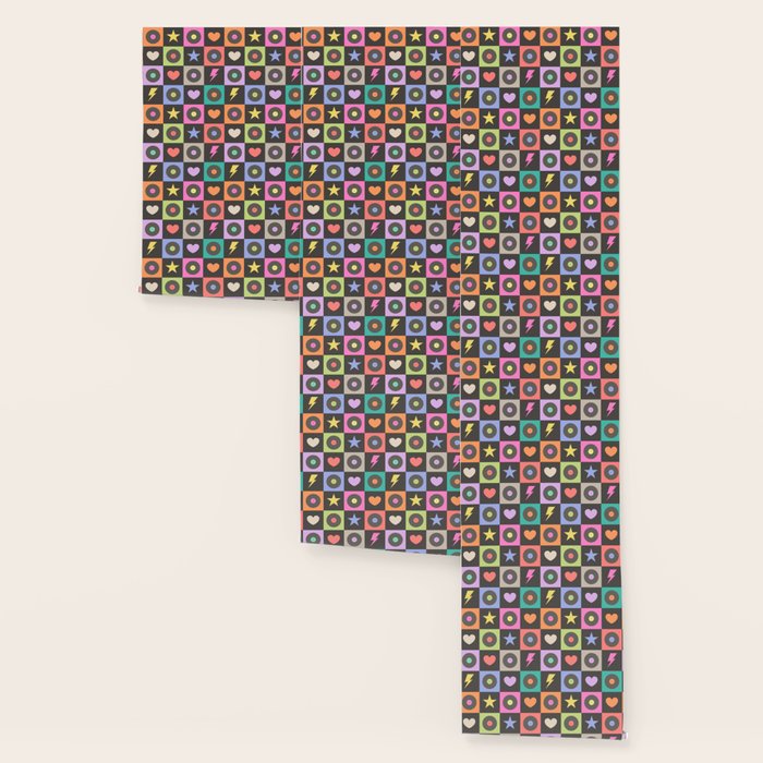 Colorful Checkerboard 80s Wallpaper Gallery Image 3