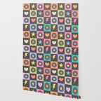 Colorful Checkerboard 80s Wallpaper Gallery Image 2