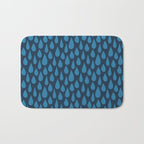 Blue Rain Bath Mat Gallery Image 1