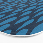 Blue Rain Bath Mat Gallery Image 3