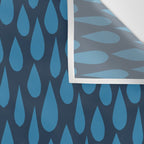 Blue Rain Wall Tapestry Gallery Image 3