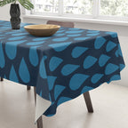 Blue Rain Tablecloth Gallery Image 3