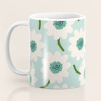 Flower field - greens Coffee Mug Gallery Image 3