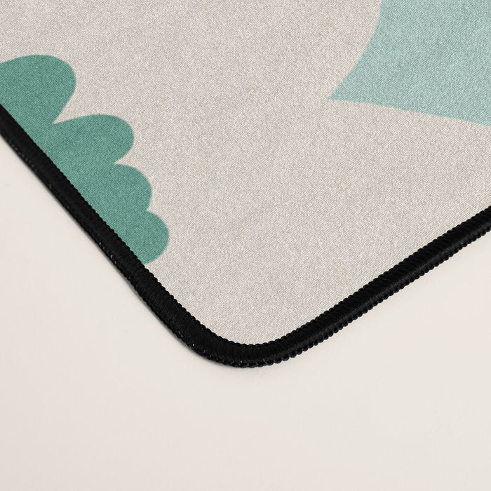 Flower field - greens Desk Mat Gallery Image 4