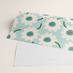 Flower field - greens Wrapping Paper Gallery Image 2