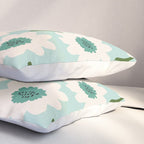Flower field - greens Pillow Sham Gallery Image 3