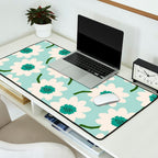 Flower field - greens Desk Mat Gallery Image 2