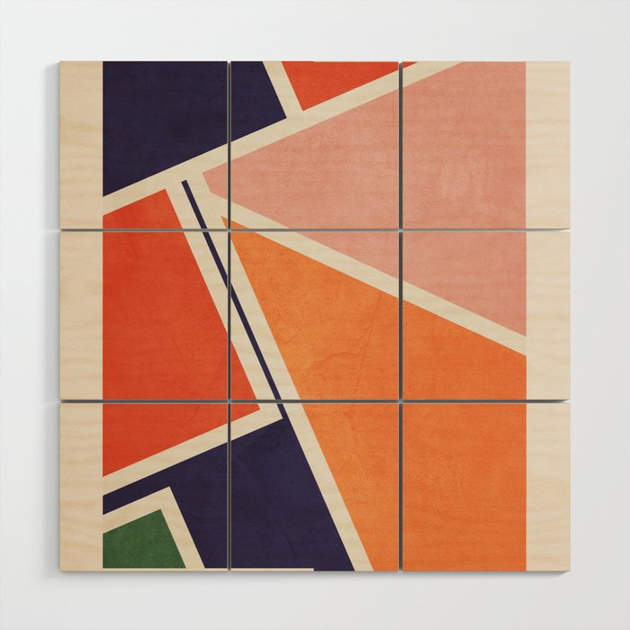 Modern Abstraction 16 Wood Wall Art Gallery Image 1