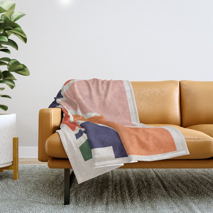 Modern Abstraction 16 Throw Blanket Gallery Image 1