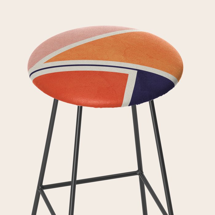 Modern Abstraction 16 Stool Gallery Image 2