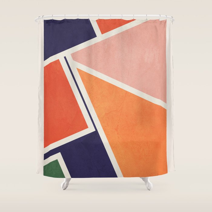 Modern Abstraction 16 Shower Curtain Gallery Image 1
