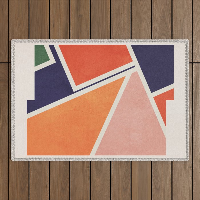 Modern Abstraction 16 Outdoor Rug Gallery Image 1