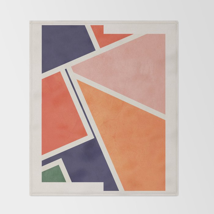 Modern Abstraction 16 Throw Blanket Gallery Image 2