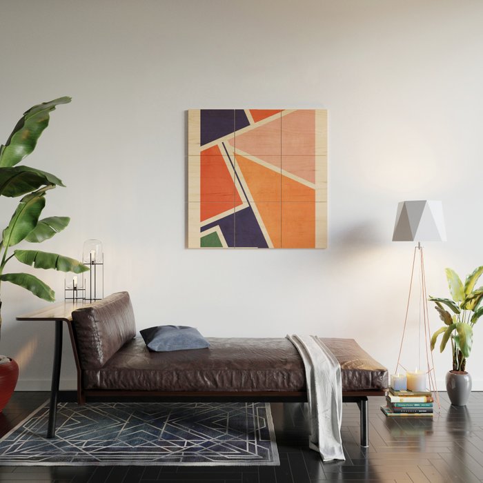 Modern Abstraction 16 Wood Wall Art Gallery Image 2