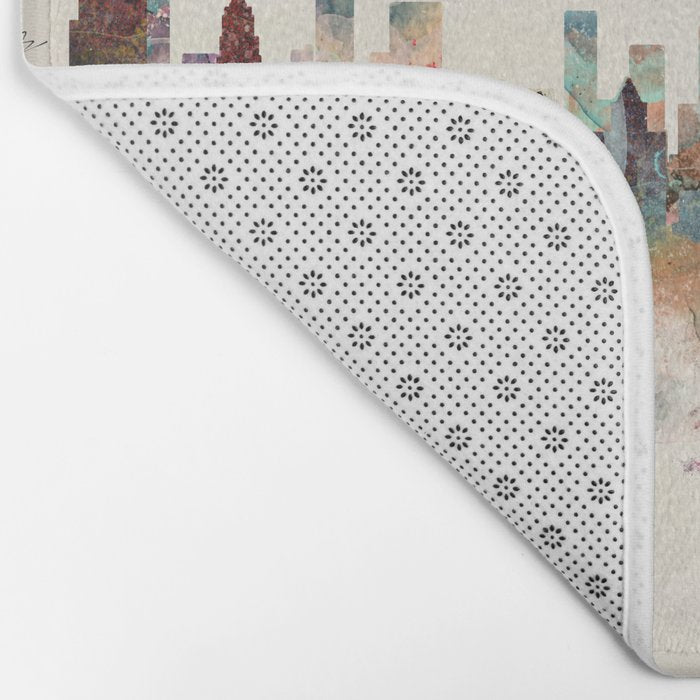 chicago illinois skyline Bath Mat Gallery Image 2