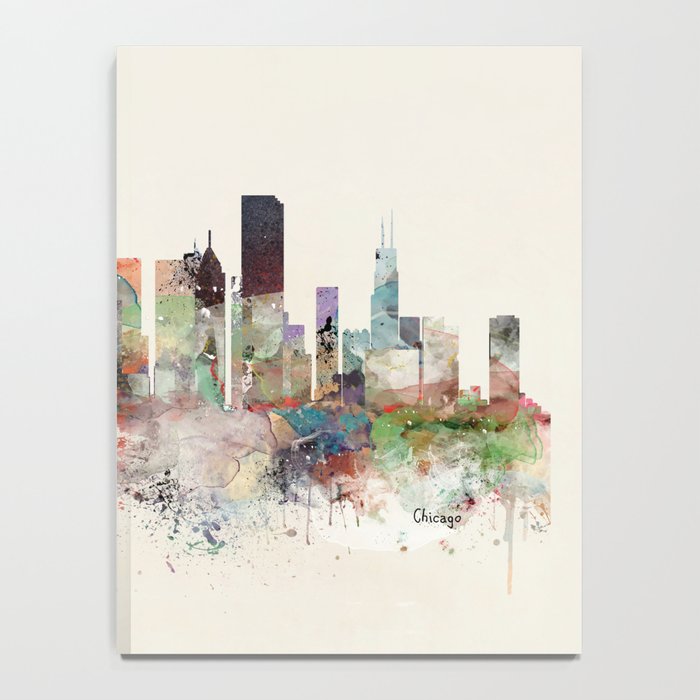 chicago illinois skyline Notebook Gallery Image 4