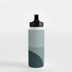 Modern Minimal Arch Abstract X Water Bottle Gallery Image 2