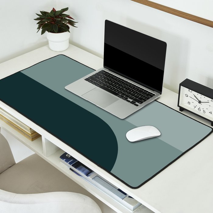 Modern Minimal Arch Abstract X Desk Mat Gallery Image 2
