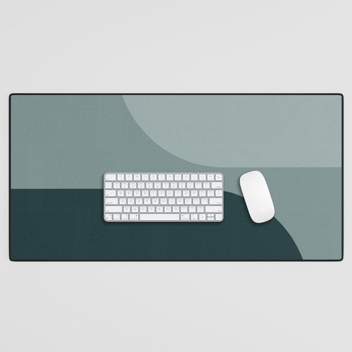 Modern Minimal Arch Abstract X Desk Mat Gallery Image 1