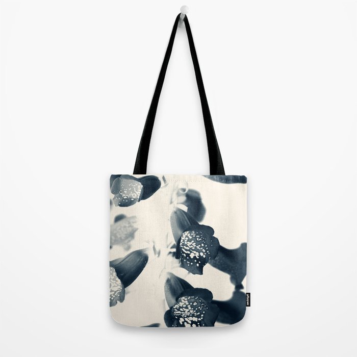Cyan Foxglove #2 Tote Bag Gallery Image 2