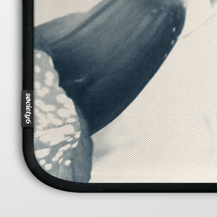 Cyan Foxglove #2 Laptop Sleeve Gallery Image 3