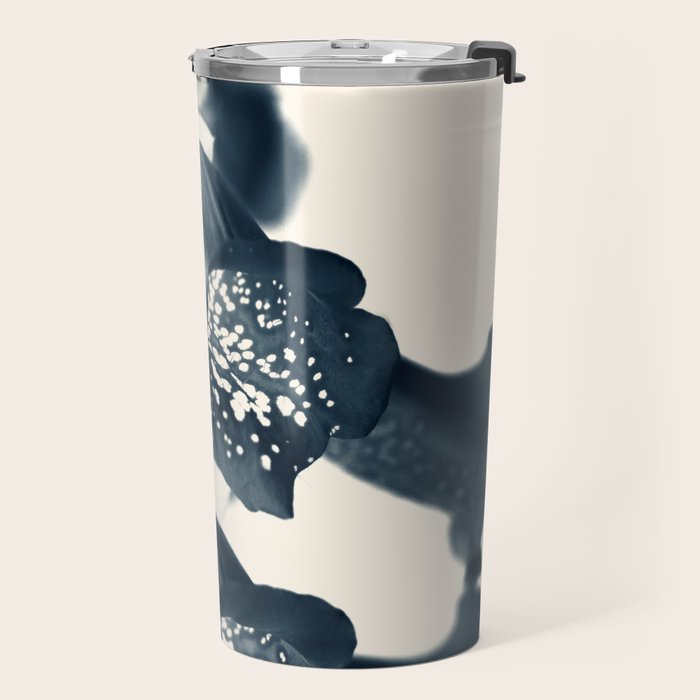 Cyan Foxglove #2 Travel Mug Gallery Image 2
