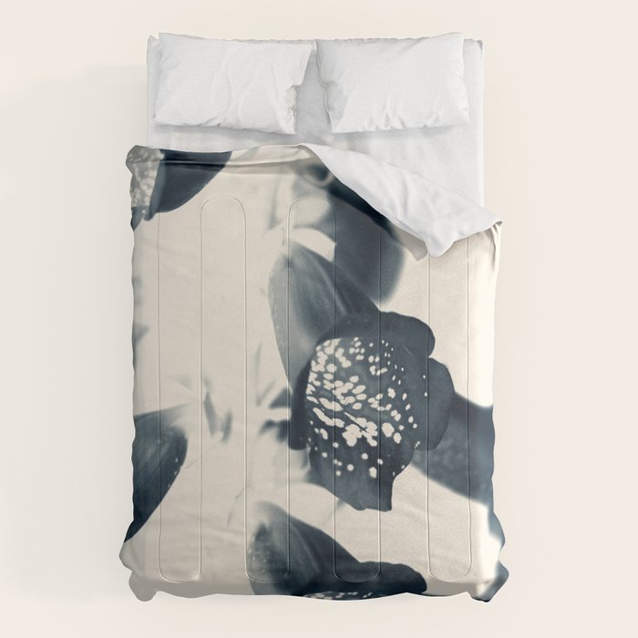Cyan Foxglove #2 Comforter Gallery Image 1