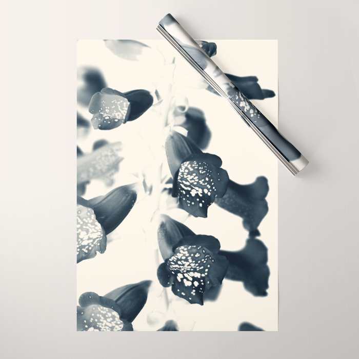 Cyan Foxglove #2 Wrapping Paper Gallery Image 1