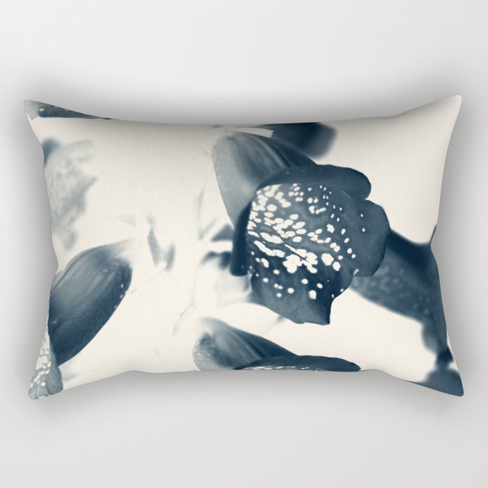Cyan Foxglove #2 Rectangular Pillow Gallery Image 2