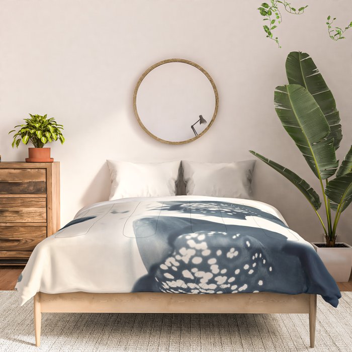 Cyan Foxglove #2 Comforter Gallery Image 3
