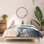 Cyan Foxglove #2 Comforter Gallery Image 3