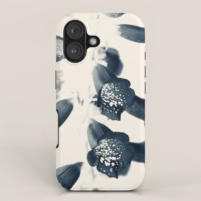 Cyan Foxglove #2 iPhone Case Gallery Image 1