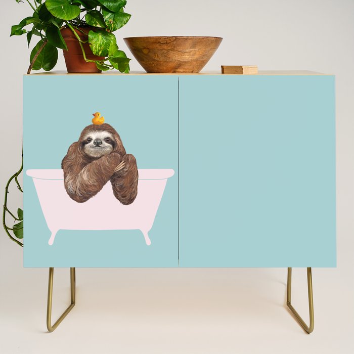 Sloth in Bathtub  Credenza Gallery Image 1