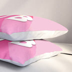 Bad Ass babes club in pink Pillow Sham Gallery Image 3