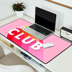 Bad Ass babes club in pink Desk Mat Gallery Image 2
