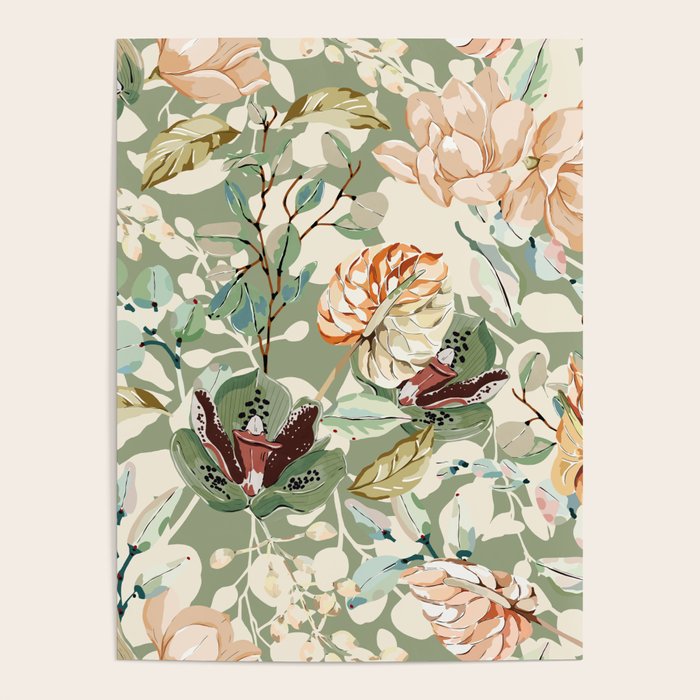 Lush colorful exotic garden B Poster Gallery Image 4