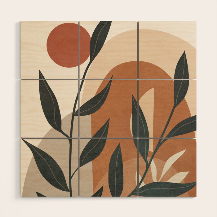 Branches Design 03 Wood Wall Art Gallery Image 1