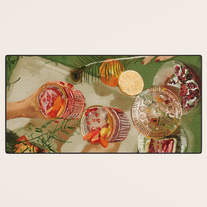 The magic of pomegranate cocktails Desk Mat Gallery Image 3