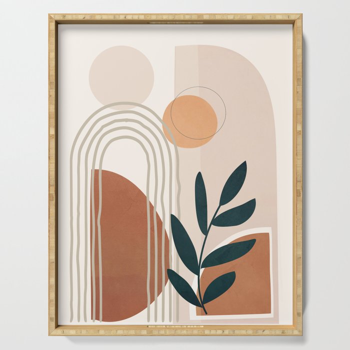 Modern Shapes Design 14 Serving Tray Gallery Image 1