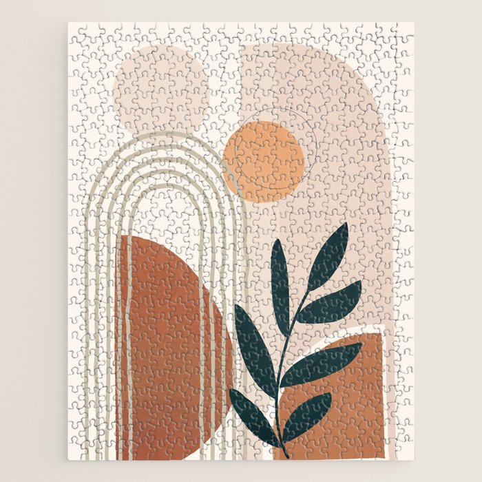 Modern Shapes Design 14 Jigsaw Puzzle Gallery Image 1