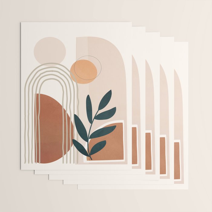 Modern Shapes Design 14 Wrapping Paper Gallery Image 3