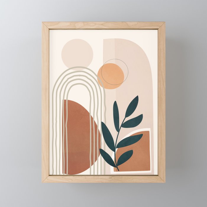 Modern Shapes Design 14 Mini Art Print Gallery Image 1