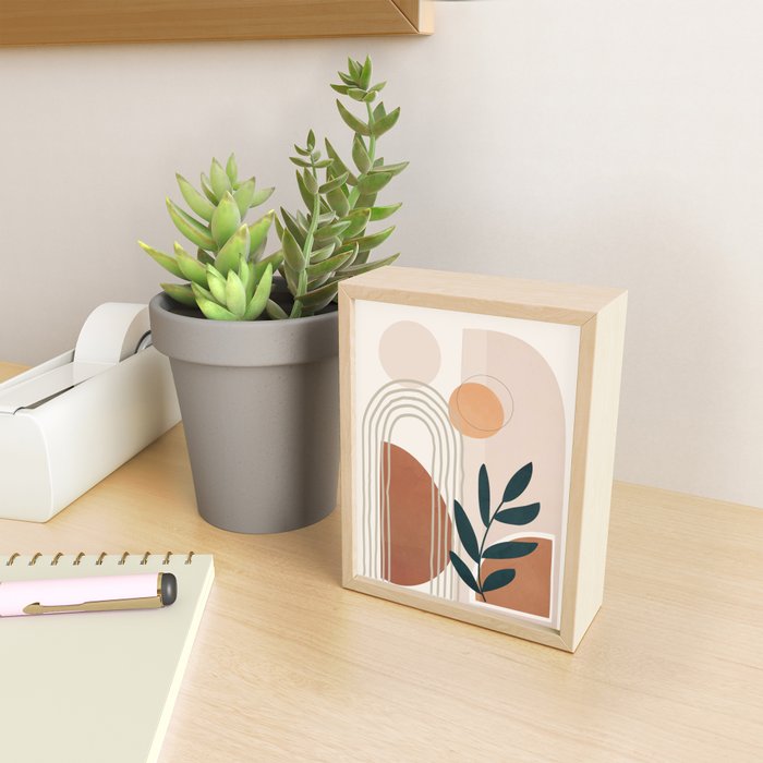 Modern Shapes Design 14 Mini Art Print Gallery Image 2