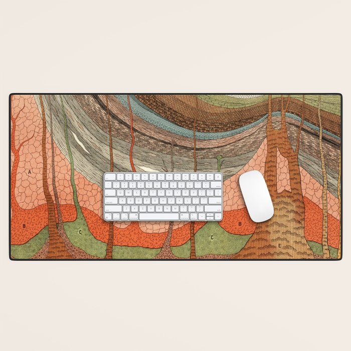 Geology Chart Desk Mat
