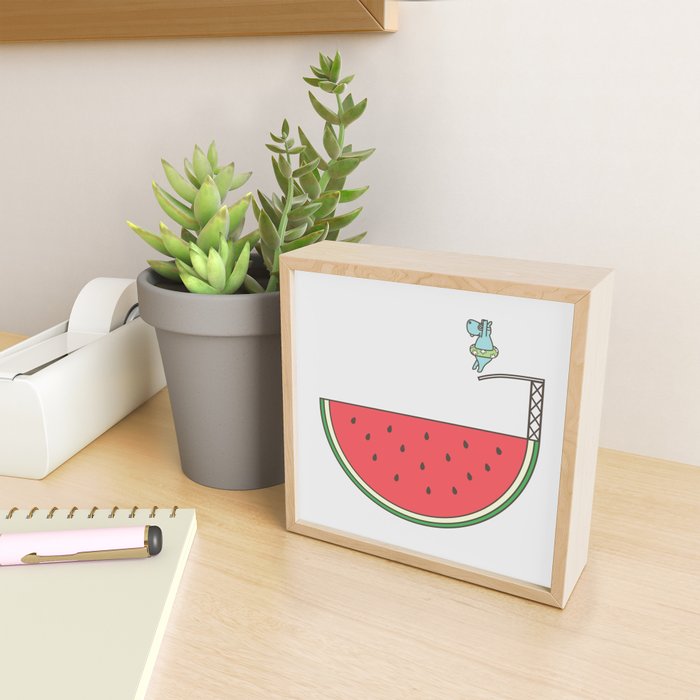 Watermelon Dive Mini Art Print Gallery Image 2