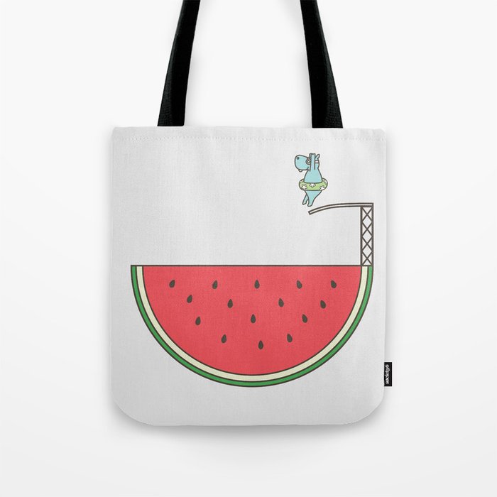 Watermelon Dive Tote Bag Gallery Image 1