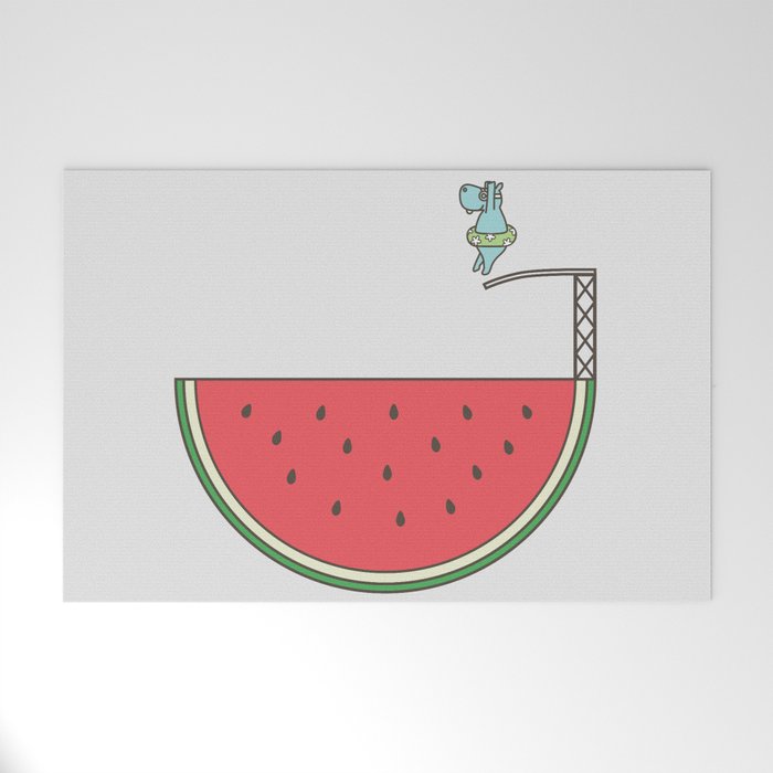 Watermelon Dive Welcome Mat Gallery Image 1