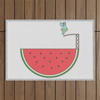 Watermelon Dive Outdoor Rug Gallery Image 1
