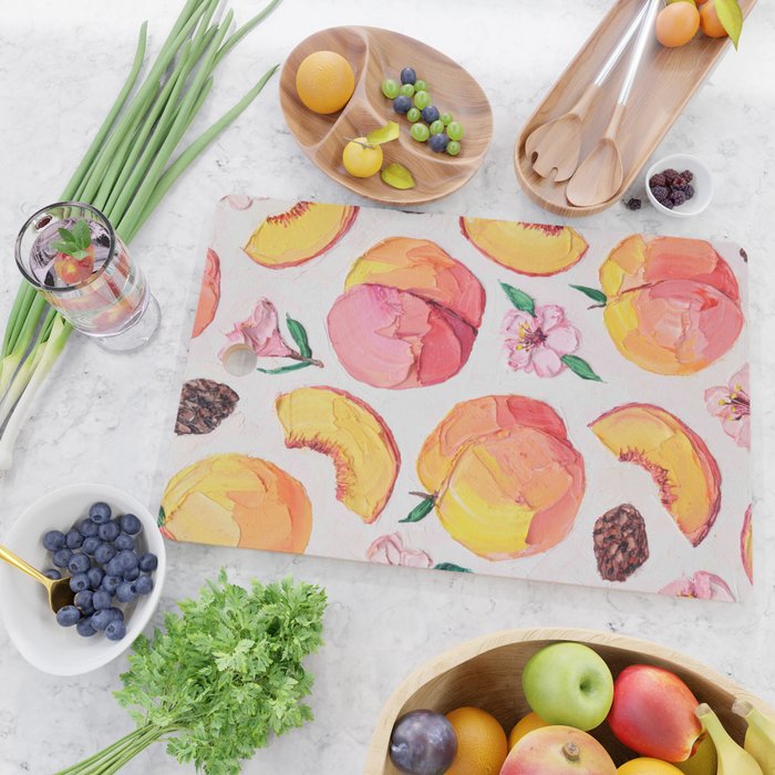 Sweet Peach Party Cutting Board Gallery Image 2